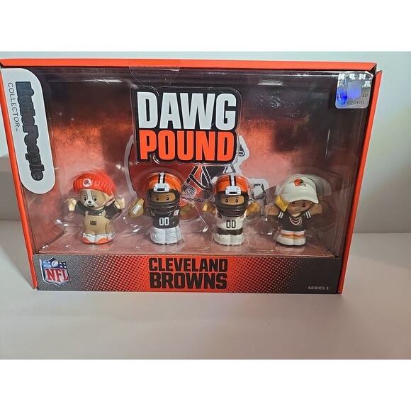 Fisher Price - Little People Collector NFL Cleveland Browns 4-Pack - Picture 6 of 10